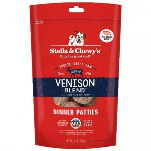Stella & Chewy's Dog Freeze-Dried Dinner Patties Venison Blend 14oz